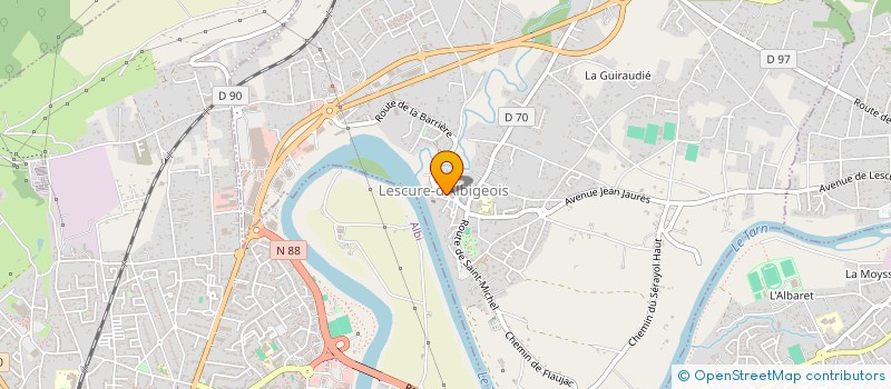 localisation de l'entreprise MADAME AMELINE COLLIGNON à LESCURE-D'ALBIGEOIS