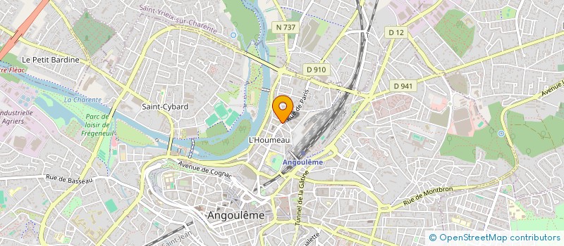 localisation de l'entreprise MADAME AMELINE COURTE à ANGOULEME