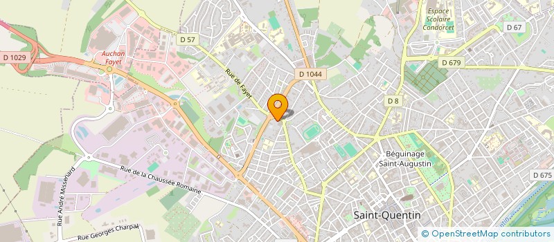 localisation de l'entreprise MADAME AMELINE DUBOIS à SAINT-QUENTIN