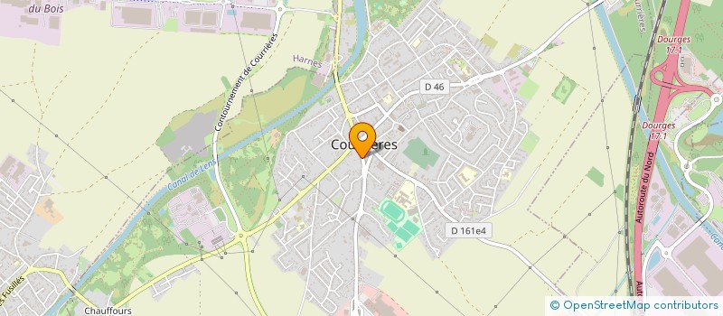 localisation de l'entreprise MADAME AMELINE DUBUS  COURRIERES