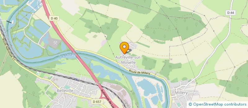 localisation de l'entreprise MADAME AMELINE DUMAS  AUTREVILLE-SUR-MOSELLE