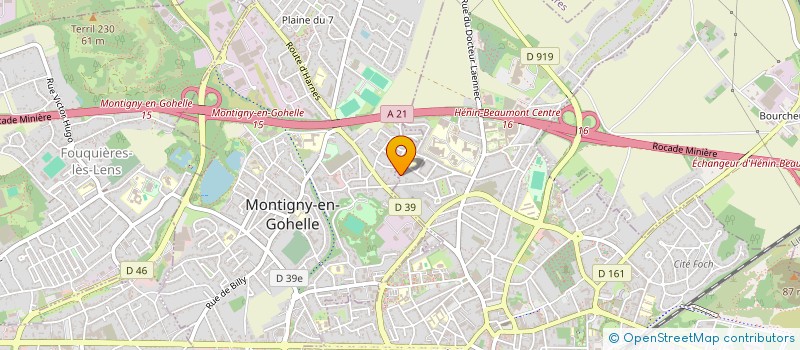 localisation de l'entreprise MADAME AMELINE FIORENTINI à HENIN-BEAUMONT