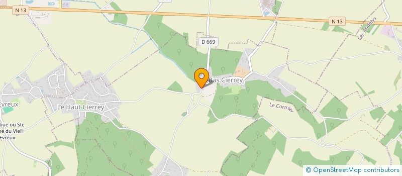 localisation de l'entreprise MADAME AMELINE FRESNE  CIERREY