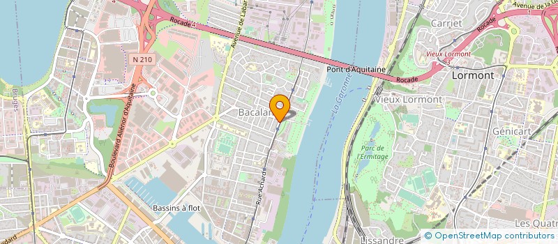 localisation de l'entreprise MADAME AMELINE LION  BORDEAUX