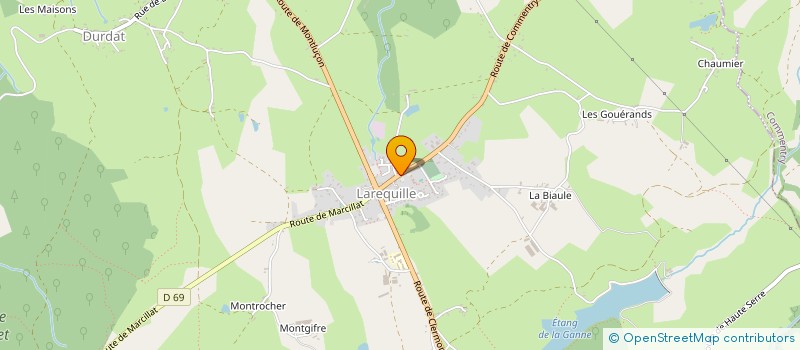 localisation de l'entreprise MADAME AMELINE LOUVEAU  DURDAT-LAREQUILLE