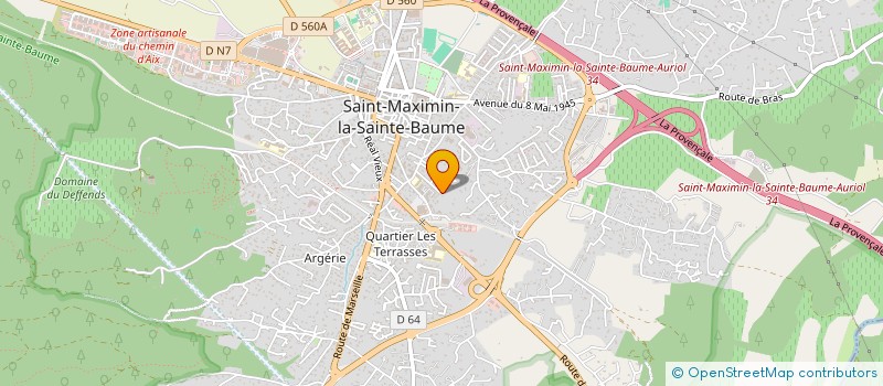 localisation de l'entreprise MADAME AMELINE MEURICE à SAINT-MAXIMIN-LA-SAINTE-BAUME