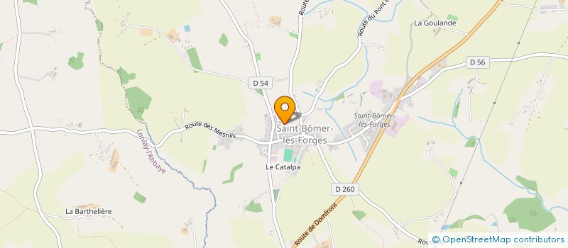 localisation de l'entreprise MADAME AMELINE MOTTIER à SAINT-BOMER-LES-FORGES