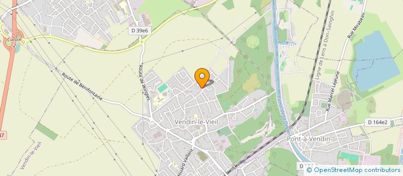 localisation de l'entreprise MADAME AMELINE NASI  VENDIN-LE-VIEIL