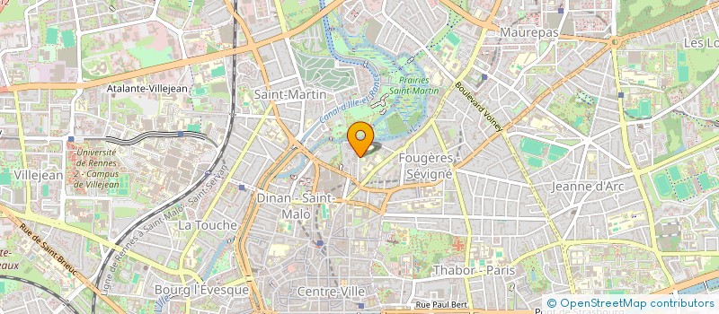 localisation de l'entreprise MADAME AMELINE RAVEL  RENNES