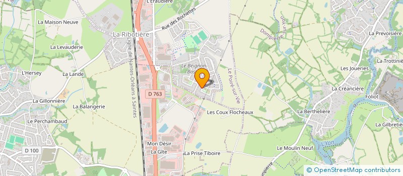 localisation de l'entreprise MADAME AMELINE TRICOIRE  LE POIRE-SUR-VIE