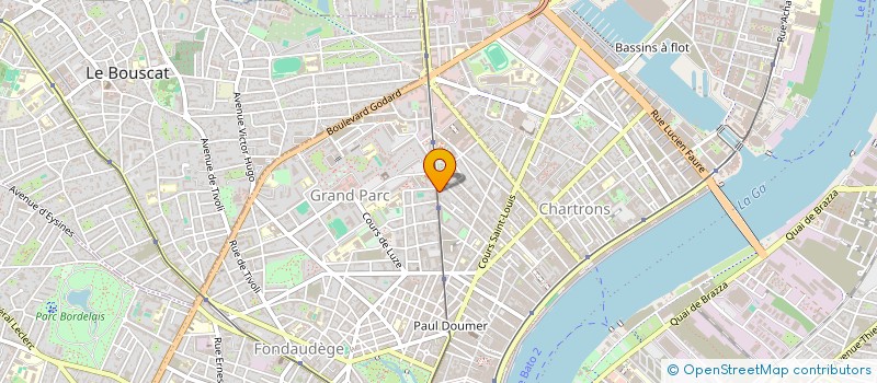 localisation de l'entreprise MADAME AMELINE VANNET-BAUDUIN  BORDEAUX