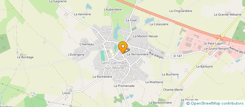 localisation de l'entreprise MADAME AMELINE VILDAER à SEVREMOINE