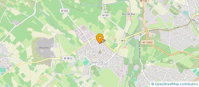 localisation de l'entreprise MADAME AMELLE ADDA  LAVERUNE