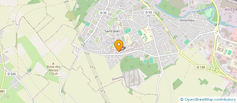 localisation de l'entreprise MADAME AMELLE ARHAB  BEAUVAIS