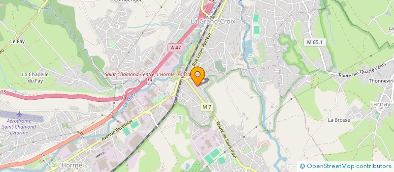 localisation de l'entreprise MADAME AMELLE BERGUIGA  SAINT-PAUL-EN-JAREZ