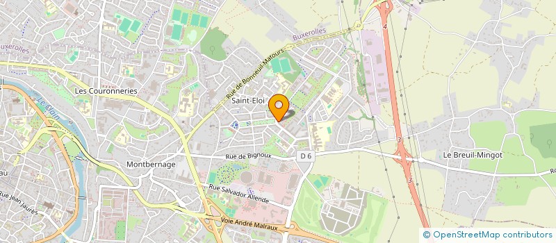 localisation de l'entreprise MADAME AMELLE BERRARI à POITIERS