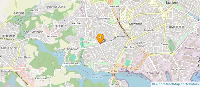 localisation de l'entreprise MADAME AMELLE CHABACH  LORIENT