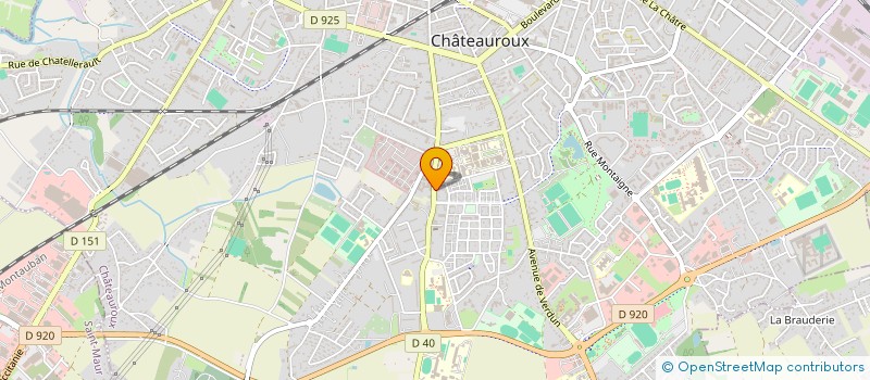 localisation de l'entreprise MADAME AMELLE EL MACHICHTI à CHATEAUROUX