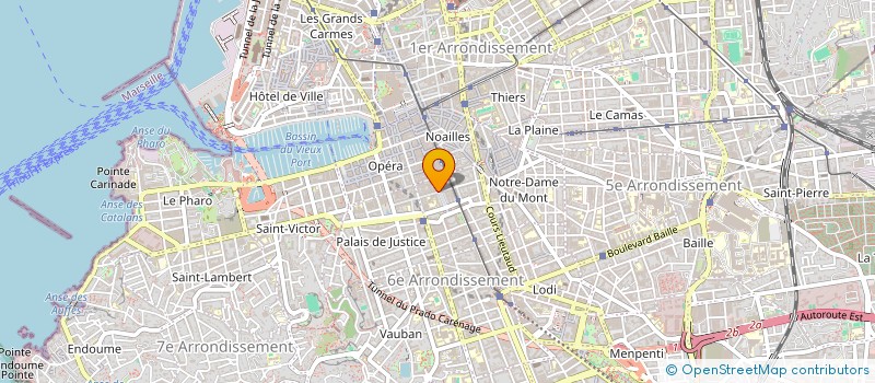 localisation de l'entreprise MADAME AMELLE GUERCHI  MARSEILLE