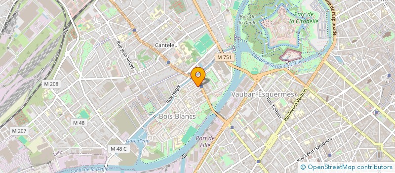 localisation de l'entreprise MADAME AMELLE HAMOUCH à LILLE