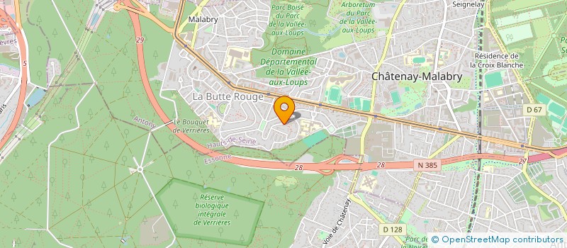 localisation de l'entreprise MADAME AMELLE HOUHAMDI  CHATENAY-MALABRY