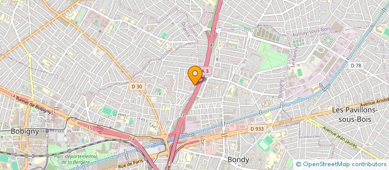 localisation de l'entreprise MADAME AMELLE ISSAD à DRANCY
