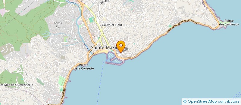 localisation de l'entreprise MADAME AMELLE KADRI  SAINTE-MAXIME