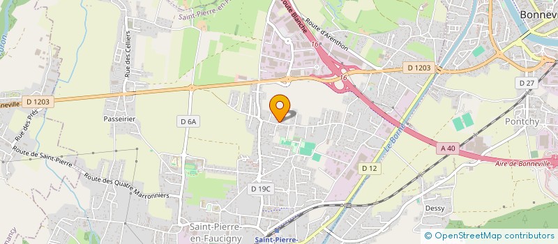 localisation de l'entreprise MADAME AMELLE LOUHZI  SAINT-PIERRE-EN-FAUCIGNY