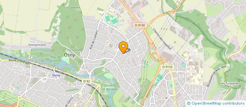 localisation de l'entreprise MADAME AMELLE REGAIGUI  OSNY