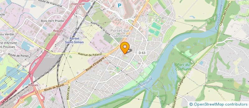 localisation de l'entreprise MADAME AMELLE ZEMNI  PORTET-SUR-GARONNE