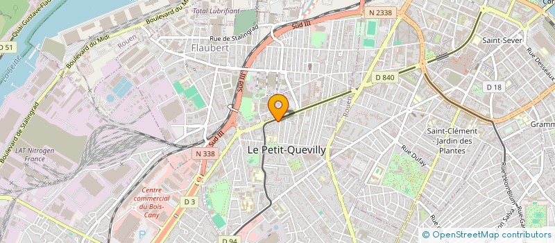localisation de l'entreprise MADAME AMELY ELISA  LE PETIT-QUEVILLY