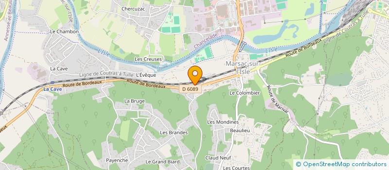 localisation de l'entreprise MADAME AMELY LAURIERE  MARSAC-SUR-L'ISLE