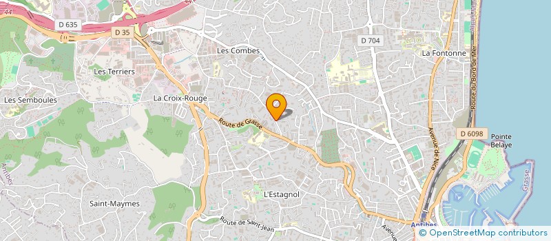 localisation de l'entreprise MADAME AMELY PARODI  ANTIBES