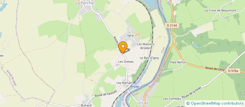 localisation de l'entreprise MADAME AMELY REVELLI  LA PERCHE