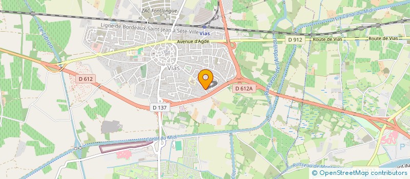 localisation de l'entreprise MADAME AMELYNN TOMAS  VIAS