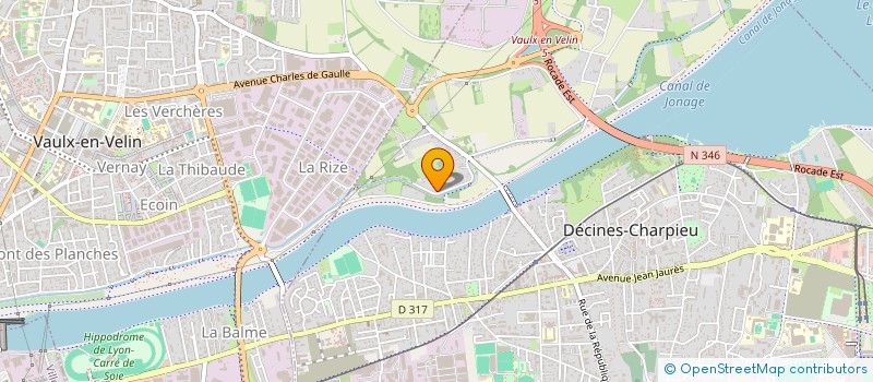 localisation de l'entreprise MADAME AMENAN AHOURIAN à DECINES-CHARPIEU