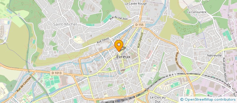 localisation de l'entreprise MADAME AMENAN KOFFI  EVREUX