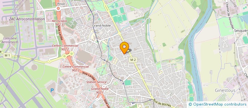 localisation de l'entreprise MADAME AMENI FOURATI  BLAGNAC