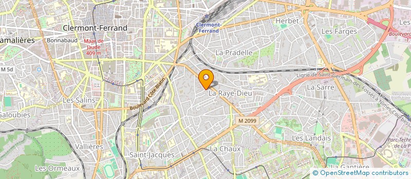 localisation de l'entreprise MADAME AMETIS NORMAND  CLERMONT-FERRAND