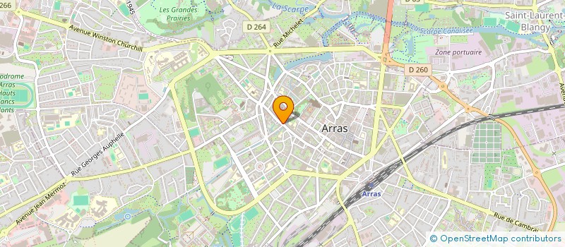 localisation de l'entreprise MADAME AMEVI TAGAH à ARRAS