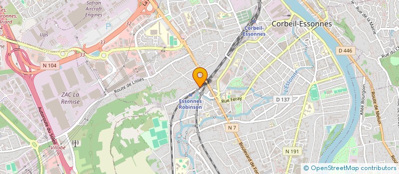 localisation de l'entreprise MADAME AMI COMPARE  CORBEIL-ESSONNES
