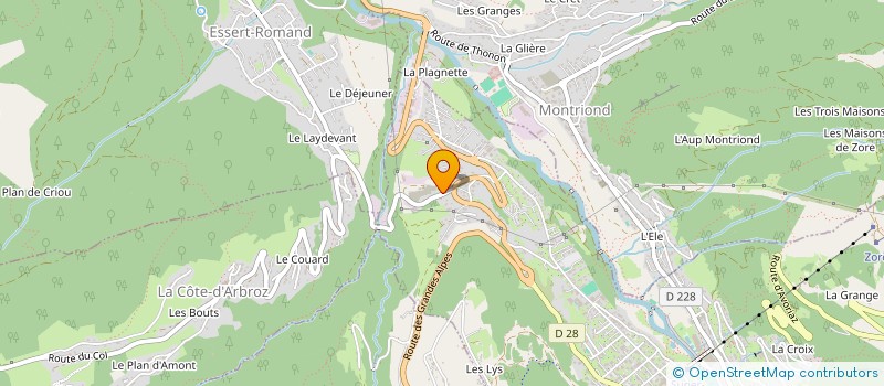 localisation de l'entreprise MADAME AMIE MUMFORD  MORZINE