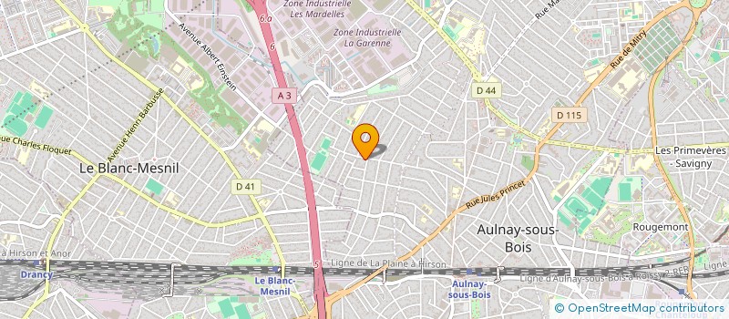 localisation de l'entreprise MADAME AMILCE GONCALVES CORREIA à AULNAY-SOUS-BOIS