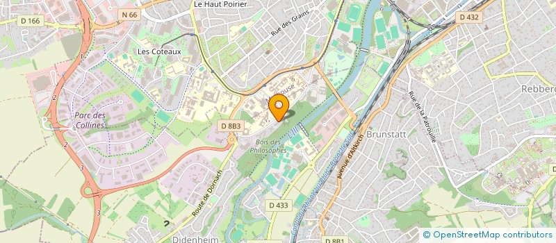 localisation de l'entreprise MADAME AMINA AGOURRAM  BRUNSTATT-DIDENHEIM