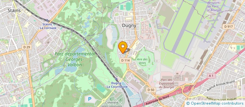 localisation de l'entreprise MADAME AMINA ALI SAID  DUGNY