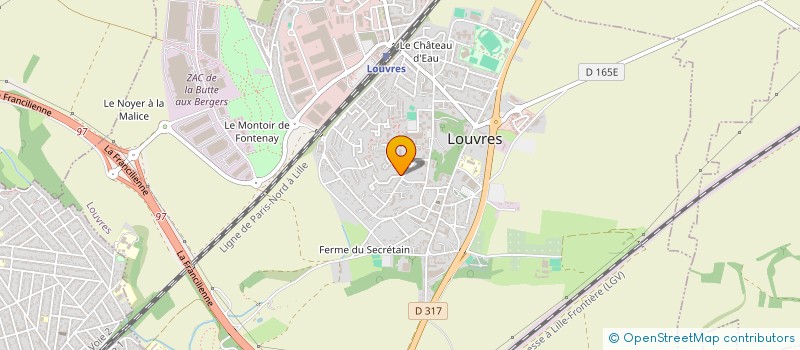 localisation de l'entreprise MADAME AMINA AMIDI  LOUVRES