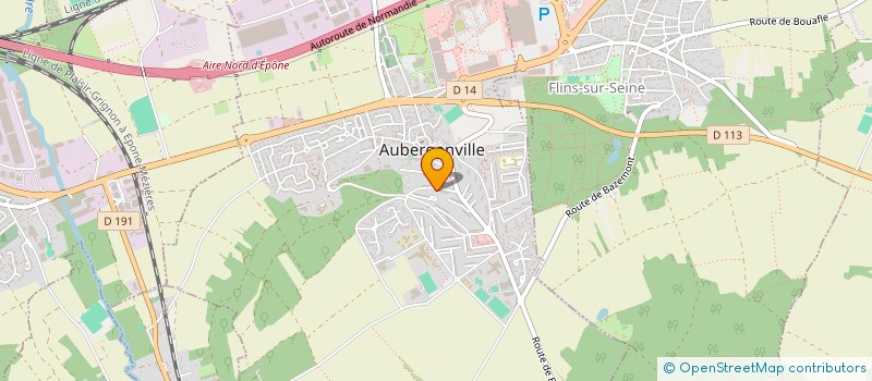 localisation de l'entreprise MADAME AMINA AYATILLAH  AUBERGENVILLE