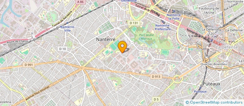 localisation de l'entreprise MADAME AMINA BACHIR  NANTERRE