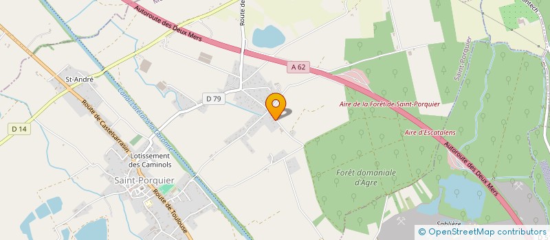 localisation de l'entreprise MADAME AMINA BELAROUSSI  ESCATALENS