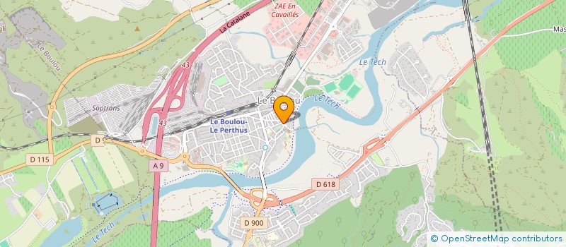 localisation de l'entreprise MADAME AMINA BELGHARBI  PERPIGNAN